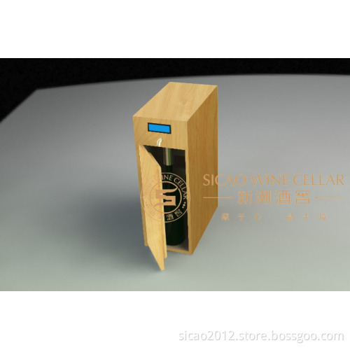 SICAO Innovation 1 bottle Wooden Home Wine Dispenser Machine